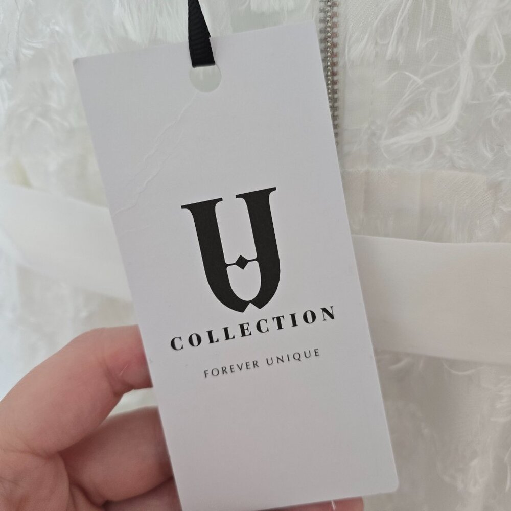 NWT Forever Unique Strapped Midi Dress with Eyelashes - Picture 5 of 5